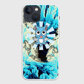 Чехол для iPhone 13 mini с принтом Хвост Феи водопады ,  |  | Тематика изображения на принте: anime | fairy tail | happy | manga | natsu | аниме | манга | нацу | фейри тейл | хвост феи | хеппи | хэппи