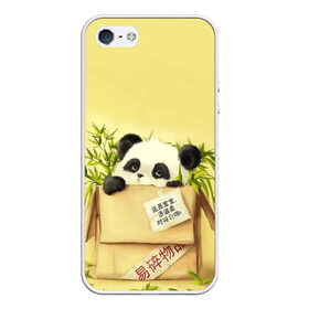 Чехол для iPhone 5/5S матовый с принтом Заказывали Панду? ? , Силикон | Область печати: задняя сторона чехла, без боковых панелей | order | panda | заказ | заказывали панду | панда | панда в коробке