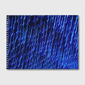 Альбом для рисования с принтом Neon rain , 100% бумага
 | матовая бумага, плотность 200 мг. | Тематика изображения на принте: 3301 | 4800 | dpi | neon | rain | дождь | неон