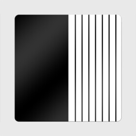 Магнит виниловый Квадрат с принтом Dark knite , полимерный материал с магнитным слоем | размер 9*9 см, закругленные углы | artwork | dark knite | two face | линии | полоски
