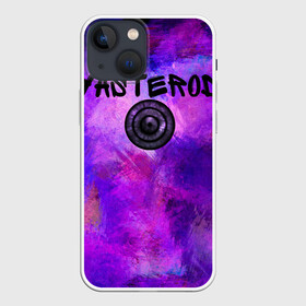 Чехол для iPhone 13 mini с принтом YASTEROD full paint ,  |  | eye | paint | purple | rinnegan | yasterod | глаз | краска | риннеган | фиолетовый