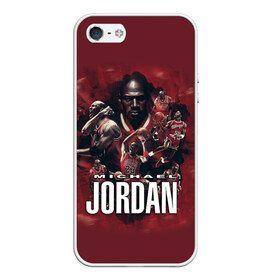 Чехол для iPhone 5/5S матовый с принтом MICHAEL JORDAN , Силикон | Область печати: задняя сторона чехла, без боковых панелей | jordan | michael | michael jordan | nba | баскетбол | баскетболист | джордан | защитник | майкл | майкл джордан | нба