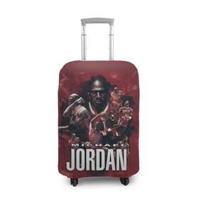 Чехол для чемодана 3D с принтом MICHAEL JORDAN , 86% полиэфир, 14% спандекс | двустороннее нанесение принта, прорези для ручек и колес | jordan | michael | michael jordan | nba | баскетбол | баскетболист | джордан | защитник | майкл | майкл джордан | нба