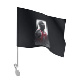 Флаг для автомобиля с принтом MICHAEL JORDAN , 100% полиэстер | Размер: 30*21 см | jordan | michael | michael jordan | nba | баскетбол | баскетболист | джордан | защитник | майкл | майкл джордан | нба