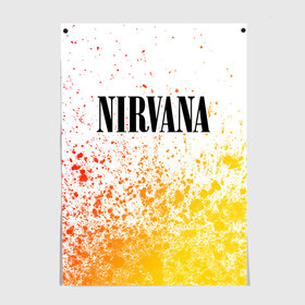 Постер с принтом NIRVANA / НИРВАНА , 100% бумага
 | бумага, плотность 150 мг. Матовая, но за счет высокого коэффициента гладкости имеет небольшой блеск и дает на свету блики, но в отличии от глянцевой бумаги не покрыта лаком | band | cobain | face | kurt | logo | music | nirvana | rock | rocknroll | группа | кобейн | курт | лого | логотип | музыка | музыкальная | нирвана | рожица | рок | рокнролл | символ