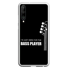 Чехол для Honor P30 с принтом BASS PLAYER (GUITAR) , Силикон | Область печати: задняя сторона чехла, без боковых панелей | Тематика изображения на принте: guitar | nick senpai | бас | бас гитара | гитара | марченко | никита марченко