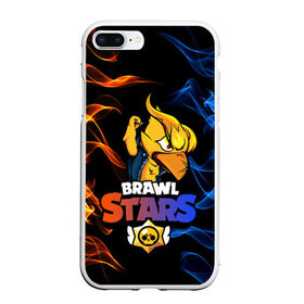 Чехол для iPhone 7Plus/8 Plus матовый с принтом BRAWL STARS PHOENIX CROW , Силикон | Область печати: задняя сторона чехла, без боковых панелей | brawl | brawl stars | brawlstars | crow | fire | flame | game | leon | loen | phoenix | shark | star | stars | акула | бравл | браво | вода | звезда | звезды | игра | леон | огонь | пламя | стар | старс | феникс