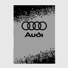 Постер с принтом AUDI / АУДИ , 100% бумага
 | бумага, плотность 150 мг. Матовая, но за счет высокого коэффициента гладкости имеет небольшой блеск и дает на свету блики, но в отличии от глянцевой бумаги не покрыта лаком | audi | auto | felb | logo | moto | quattro | sport | symbol | авто | автомобильные | ауди | кватро | кольца | лого | логотип | логотипы | марка | мото | символ | спорт | фгвш | шильдик