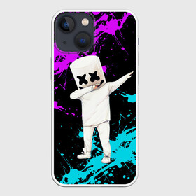 Чехол для iPhone 13 mini с принтом MARSHMELLO ,  |  | dj | marshmello | marshmellow | usa | америка | клуб | клубная музыка | мармело | маршмелло | маршмеллоу | музыка | музыкант