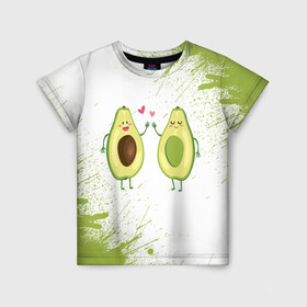 Детская футболка 3D с принтом Авокадо , 100% гипоаллергенный полиэфир | прямой крой, круглый вырез горловины, длина до линии бедер, чуть спущенное плечо, ткань немного тянется | Тематика изображения на принте: авокадо | веган | еда блогеров | мемы | минимализм | прикольные картинки | прикольные надписи | растение | смешное авокадо | фрукт