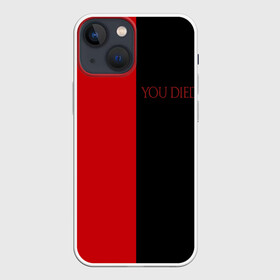 Чехол для iPhone 13 mini с принтом YOU DIED ,  |  | dark souls | dark souls iii | дарк солс | дарк соулс | темные души | черные души