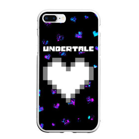 Чехол для iPhone 7Plus/8 Plus матовый с принтом UNDERTALE АНДЕРТЕЙЛ , Силикон | Область печати: задняя сторона чехла, без боковых панелей | annoying | asriel | chara | dog | frisk | game | games | logo | papyrus | sans | tale | under | undertale | азриэль | андер | андертейл | игра | игры | лого | логотип | надоедливая | папирус | санс | сердечко | сердце | символ | символы | собака 