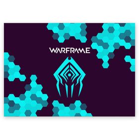 Поздравительная открытка с принтом WARFRAME / ВАРФРЕЙМ , 100% бумага | плотность бумаги 280 г/м2, матовая, на обратной стороне линовка и место для марки
 | frame | game | games | logo | prime | war | warframe | вар | варфрейм | игра | игры | кува | лого | логотип | логотипы | прайм | символ | символы | фрейм