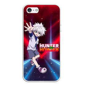 Чехол для iPhone 5/5S матовый с принтом Киллуа Hunter x Hunter , Силикон | Область печати: задняя сторона чехла, без боковых панелей | anime | hunter | hunter x hunter | killua | zoldyck | аниме | зодиак | охотник | охотники