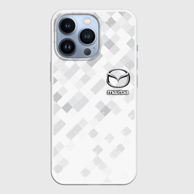 Чехол для iPhone 13 Pro с принтом MAZDA ,  |  | mazda | авто | автомобиль | логотип | мазда | марка | машина | надпись | текстура