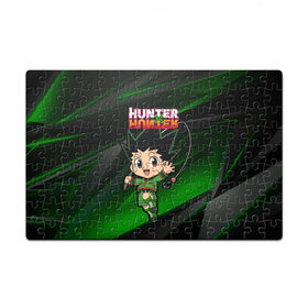 Пазл магнитный 126 элементов с принтом Гон Фрикс Hunter x Hunter , полимерный материал с магнитным слоем | 126 деталей, размер изделия —  180*270 мм | 