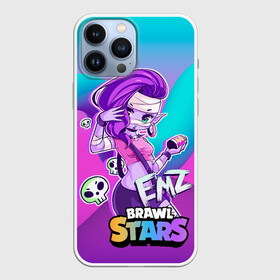 Чехол для iPhone 13 Pro Max с принтом Emz Brawl stars ЭМЗ ,  |  | brawl | brawl stars | brawlstars | brawl_stars | emz | jessie | амз | бравл | бравлстарс | эма | эмз