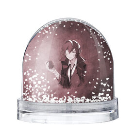 Снежный шар с принтом Дазай , Пластик | Изображение внутри шара печатается на глянцевой фотобумаге с двух сторон | dazai | osamu | аниме | бродячие псы | великий | дазай | осаму | проза