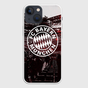 Чехол для iPhone 13 mini с принтом FC BAYERN MUNCHEN ,  |  | bayer | bayern | munchen | бавария | баер | баерн | байер | байерн | клуб | мюллер | мюнхен | нойер | фк байер | футбольный