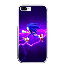 Чехол для iPhone 7Plus/8 Plus матовый с принтом Sonic Storm , Силикон | Область печати: задняя сторона чехла, без боковых панелей | hedgehog | metal sonic | silver | silver the hedgehog | sonic | sonic boom | sonic the hedgehog | ёж сонник | игры | соник | фильмы