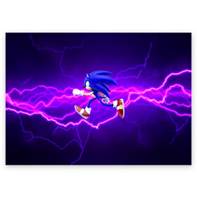 Поздравительная открытка с принтом Sonic Storm , 100% бумага | плотность бумаги 280 г/м2, матовая, на обратной стороне линовка и место для марки
 | hedgehog | metal sonic | silver | silver the hedgehog | sonic | sonic boom | sonic the hedgehog | ёж сонник | игры | соник | фильмы