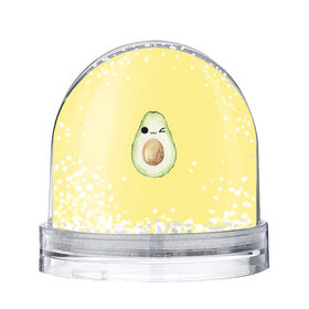 Снежный шар с принтом Авокадо , Пластик | Изображение внутри шара печатается на глянцевой фотобумаге с двух сторон | авокадо