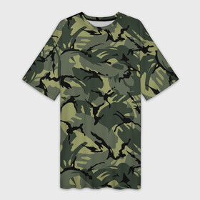 Платье-футболка 3D с принтом Камуфляж ,  |  | амуниция | армия | болотный | военная | камуфляж | лесной | маскировка | охота | разведка | рыбалка | спецназ | страйкбол | тайга | форма | хаки