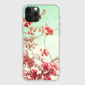 Чехол для iPhone 12 Pro Max с принтом Цветы , Силикон |  | весна | дерево | природа | розы | цветок | цветы