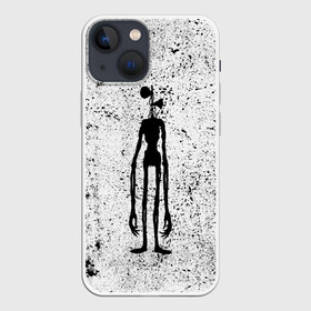 Чехол для iPhone 13 mini с принтом Сиреноголовый ,  |  | siren head | zombie | великан | гигант | голова | гранж | гуманоид | зверь | зомби | инопланетянин | клещни | криптид | мистика | монстр | нло | пришелец | сирена | скелет | страшный | существа | тень | титан