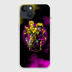 Чехол для iPhone 13 с принтом JoJo Bizarre Adventure ,  |  | anime | jojo | jojo’s bizarre adventure | аниме | анимэ | биззаре адвенчер | джо | джо джо | джоджо | джонатан джостар | дзёсукэ хигасиката | дзётаро кудзё | жожо | игги | кира | лого | манга | невероятные приключения