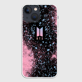 Чехол для iPhone 13 mini с принтом BTS ,  |  | army | bts | k pop | абстракция | арми | брызги | бтс | кейпоп | корея | кпоп | оппа