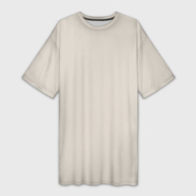 Платье-футболка 3D с принтом Радуга v2   бежевый ,  |  | бежевый | без дизайна | без картинки | одноцветные | текстура
