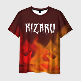 Мужская футболка 3D с принтом KIZARU / КИЗАРУ , 100% полиэфир | прямой крой, круглый вырез горловины, длина до линии бедер | family | haunted | kizaru | logo | music | rap | rapper | кизару | лого | логотип | логотипы | музыка | рэп | рэпер | рэперы | символ | символы | фэмили | хантед