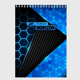 Скетчбук с принтом Forza Horizon , 100% бумага
 | 48 листов, плотность листов — 100 г/м2, плотность картонной обложки — 250 г/м2. Листы скреплены сверху удобной пружинной спиралью | fh4 | forza | games | horizon | playground | авто | гонки | горизонт | машины | сила | фестиваль | форза | хоризон