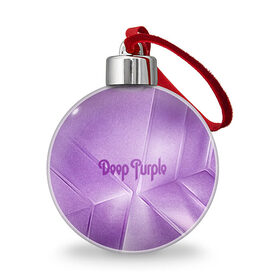 Ёлочный шар с принтом Deep Purple , Пластик | Диаметр: 77 мм | deep | logo | purple | rock | whoosh | группа | знаменитости | лого | надпись | рок | текст