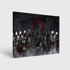 Холст прямоугольный с принтом Assassin’s Creed Syndicate , 100% ПВХ |  | black flag | brotherhood | chronicles | creed | game | origins | revelations | rogue | syndicate | unity | valhalla | альтаир | ассасин | игры | кинжал | пираты