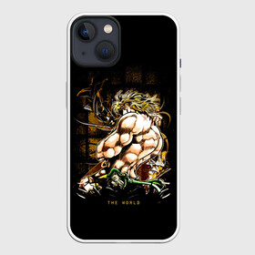 Чехол для iPhone 13 с принтом Джонатан на черном ,  |  | anime | jojo | jojo’s bizarre adventure | аниме | анимэ | биззаре адвенчер | джо | джо джо | джоджо | джонатан джостар | дзёсукэ хигасиката | дзётаро кудзё | жожо | игги | кира | лого | манга | невероятные приключения