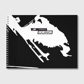 Альбом для рисования с принтом Forza Horizon , 100% бумага
 | матовая бумага, плотность 200 мг. | fh4 | forza | games | horizon | playground | авто | гонки | горизонт | машины | сила | фестиваль | форза | хоризон