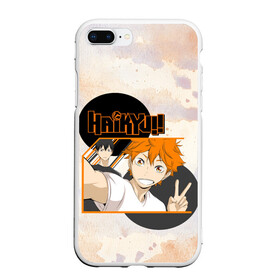 Чехол для iPhone 7Plus/8 Plus матовый с принтом haikyuu , Силикон | Область печати: задняя сторона чехла, без боковых панелей | Тематика изображения на принте: anime. волейбол | haikyuu | аниме | тобио кагеяма | харуити фурудатэ | шоё хината