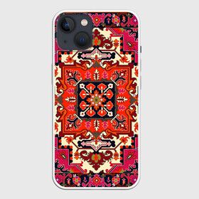 Чехол для iPhone 13 с принтом Бордовый ковер ,  |  | Тематика изображения на принте: 90 е | 90е | бабушкин | бабушкин ковер | девяностые | ковер | ковер на стене | коврик | кружево | мягкий | орнамент | палас | пол | старый ковер | текстуры | узор | цветочки | цветы