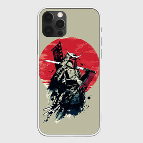 Чехол для iPhone 12 Pro с принтом Samurai man , силикон | область печати: задняя сторона чехла, без боковых панелей | Тематика изображения на принте: бамбук | катана | сакура | самурай | япония