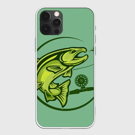 Чехол для iPhone 12 Pro Max с принтом Large fish , Силикон |  | Тематика изображения на принте: океан | рыбалка | рыбы | спининг