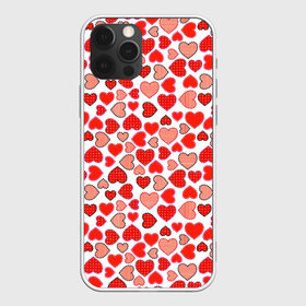 Чехол для iPhone 12 Pro Max с принтом Сердечки паттерн , Силикон |  | cute | love is | valentines day | you | алые | валентина | влюбленные | девушке | день рождения | дружба | жена | лучшая | любимая | люблю | любовь | мама | марта | милые | нежные | подарок | свадьба | серде | сердца