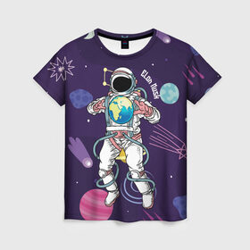 Женская футболка 3D с принтом Elon Musk , 100% полиэфир ( синтетическое хлопкоподобное полотно) | прямой крой, круглый вырез горловины, длина до линии бедер | astronaut | celebrity | cosmonaut | cosmos | genius | gloves | planet | space | spacesuit | гений | знаменитость | космонавт | космос | перчатки | планета | скафандр