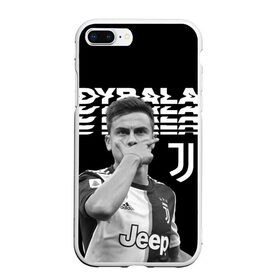 Чехол для iPhone 7Plus/8 Plus матовый с принтом Paulo Dybala , Силикон | Область печати: задняя сторона чехла, без боковых панелей | дибала | знаменитости | пауло дибала | футболист | ювентус