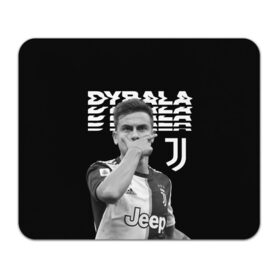 Коврик для мышки прямоугольный с принтом Paulo Dybala , натуральный каучук | размер 230 х 185 мм; запечатка лицевой стороны | дибала | знаменитости | пауло дибала | футболист | ювентус