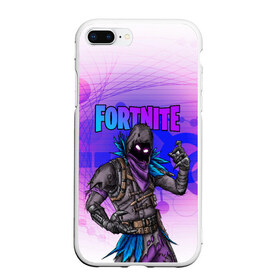 Чехол для iPhone 7Plus/8 Plus матовый с принтом FORTNITE CROW , Силикон | Область печати: задняя сторона чехла, без боковых панелей | Тематика изображения на принте: 2019 | battle royale | chapter 2 | epic games | fortnite | game | season x | zombie | зомби | фортнайт