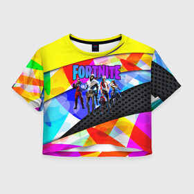 Женская футболка Crop-top 3D с принтом FORTNITE NEW SEASON 2020 , 100% полиэстер | круглая горловина, длина футболки до линии талии, рукава с отворотами | 2019 | battle royale | chapter 2 | epic games | fortnite | game | season x | zombie | зомби | фортнайт