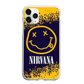 Чехол для iPhone 11 Pro Max матовый с принтом NIRVANA НИРВАНА , Силикон |  | band | cobain | face | kurt | logo | music | nirvana | rock | rocknroll | группа | кобейн | курт | лого | логотип | музыка | музыкальная | нирвана | рожица | рок | рокнролл | символ