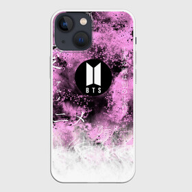 Чехол для iPhone 13 mini с принтом BTS ,  |  | bts | k pop | kpop | абстракция | арми | брызги | бтс | дым | иероглифы | кей поп | кейпоп | корея | кпоп